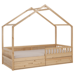 Casa si Gradina - Mobilier - Mobilier copii - Patuturi copii - Pat Montessori, 90x200, natural, masiv, BIANKA - Infinity.ro