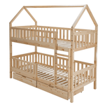 Casa si Gradina - Mobilier - Mobilier copii - Patuturi copii - Pat supraetajat Montessori, natural, VENITA TYP 2 - Infinity.ro
