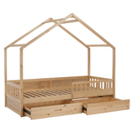 Casa si Gradina - Mobilier - Mobilier copii - Patuturi copii - Pat Montessori, 90x200, natural, masiv, BIANKA - Infinity.ro