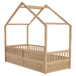 Casa si Gradina - Mobilier - Mobilier copii - Patuturi copii - Pat Montessori, 90x200, natural, masiv, BIANKA - Infinity.ro
