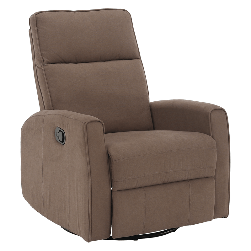 Casa si Gradina - Mobilier - Scaune si fotolii - Fotolii - Fotoliu rotativ de relaxare, gri-maroniu taupe, MEKENZI - Infinity.ro