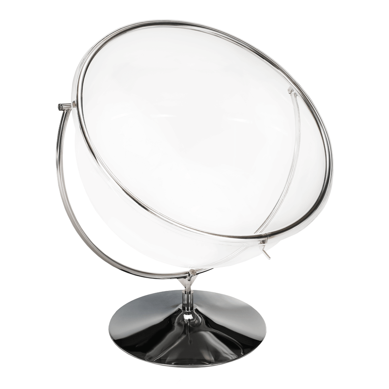 Casa si Gradina - Gradina si terasa - Balansoare si hamace - Balansoare - Scaun suspendat cu suport, transparent/ argintiu/ gri, BUBBLE NEW TIP 2 - Infinity.ro