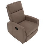 Casa si Gradina - Mobilier - Scaune si fotolii - Fotolii - Fotoliu rotativ de relaxare, gri-maroniu taupe, MEKENZI - Infinity.ro