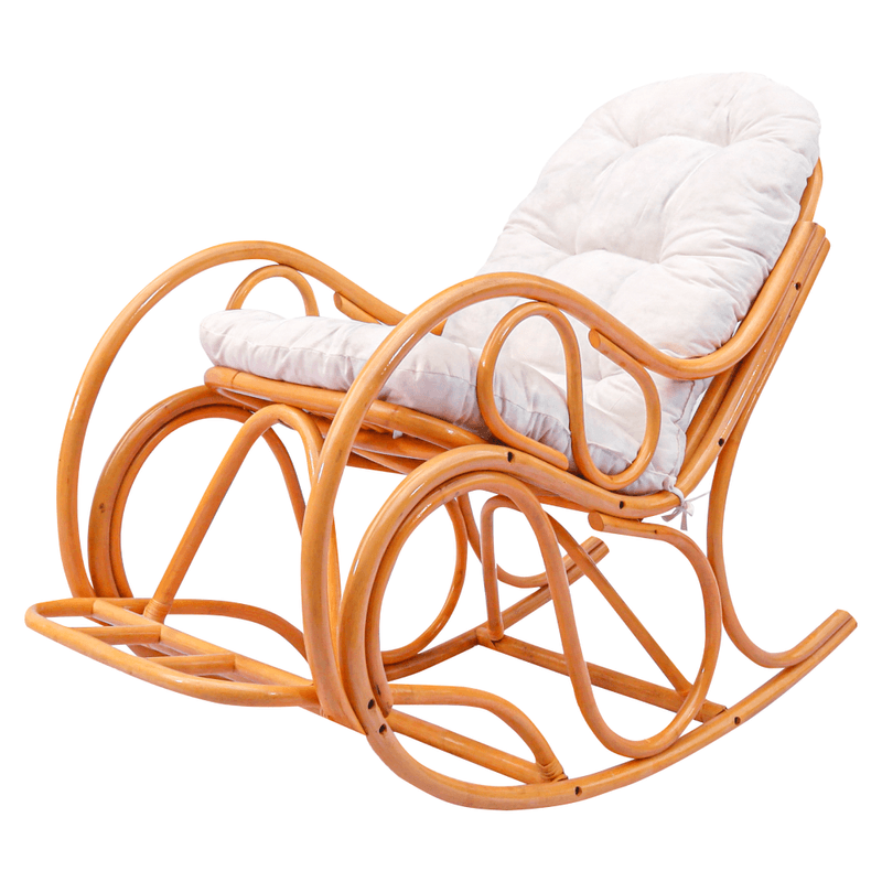 Casa si Gradina - Mobilier - Scaune si fotolii - Fotolii - Scaun balansoar, de miere/bej, AGATON - Infinity.ro