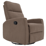 Casa si Gradina - Mobilier - Scaune si fotolii - Fotolii - Fotoliu rotativ de relaxare, gri-maroniu taupe, MEKENZI - Infinity.ro