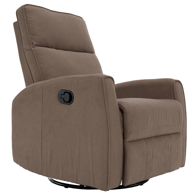 Casa si Gradina - Mobilier - Scaune si fotolii - Fotolii - Fotoliu rotativ de relaxare, gri-maroniu taupe, MEKENZI - Infinity.ro