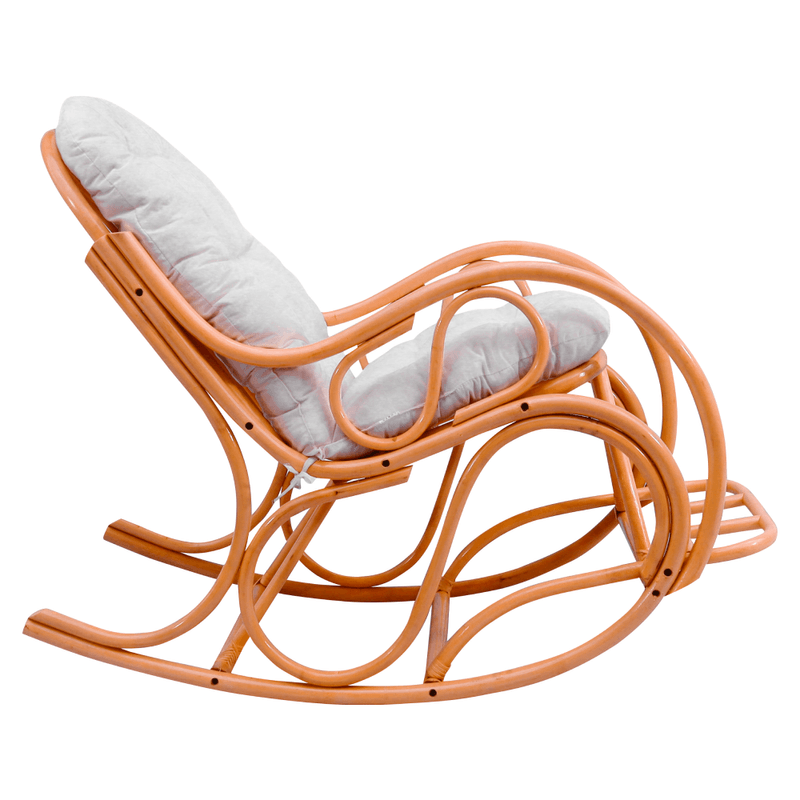 Casa si Gradina - Mobilier - Scaune si fotolii - Fotolii - Scaun balansoar, de miere/bej, AGATON - Infinity.ro