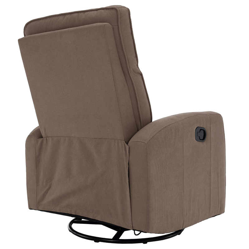 Casa si Gradina - Mobilier - Scaune si fotolii - Fotolii - Fotoliu rotativ de relaxare, gri-maroniu taupe, MEKENZI - Infinity.ro