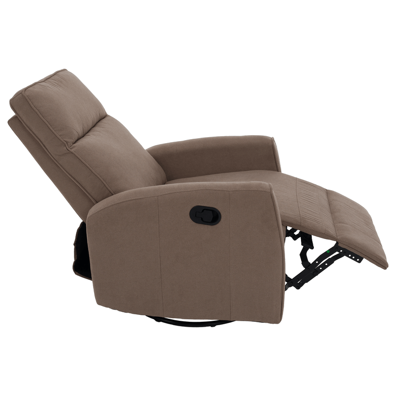 Casa si Gradina - Mobilier - Scaune si fotolii - Fotolii - Fotoliu rotativ de relaxare, gri-maroniu taupe, MEKENZI - Infinity.ro