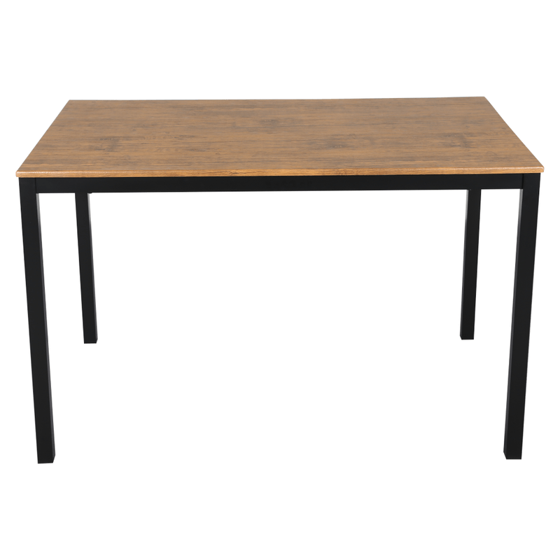 Casa si Gradina - Mobilier - Seturi de mobilier - Seturi mese si scaune - Set de sufragerie 1+4, stejar inchis/negru, HAIM - Infinity.ro