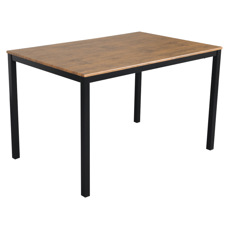 Casa si Gradina - Mobilier - Seturi de mobilier - Seturi mese si scaune - Set de sufragerie 1+4, stejar inchis/negru, HAIM - Infinity.ro