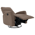 Casa si Gradina - Mobilier - Scaune si fotolii - Fotolii - Fotoliu rotativ de relaxare, gri-maroniu taupe, MEKENZI - Infinity.ro