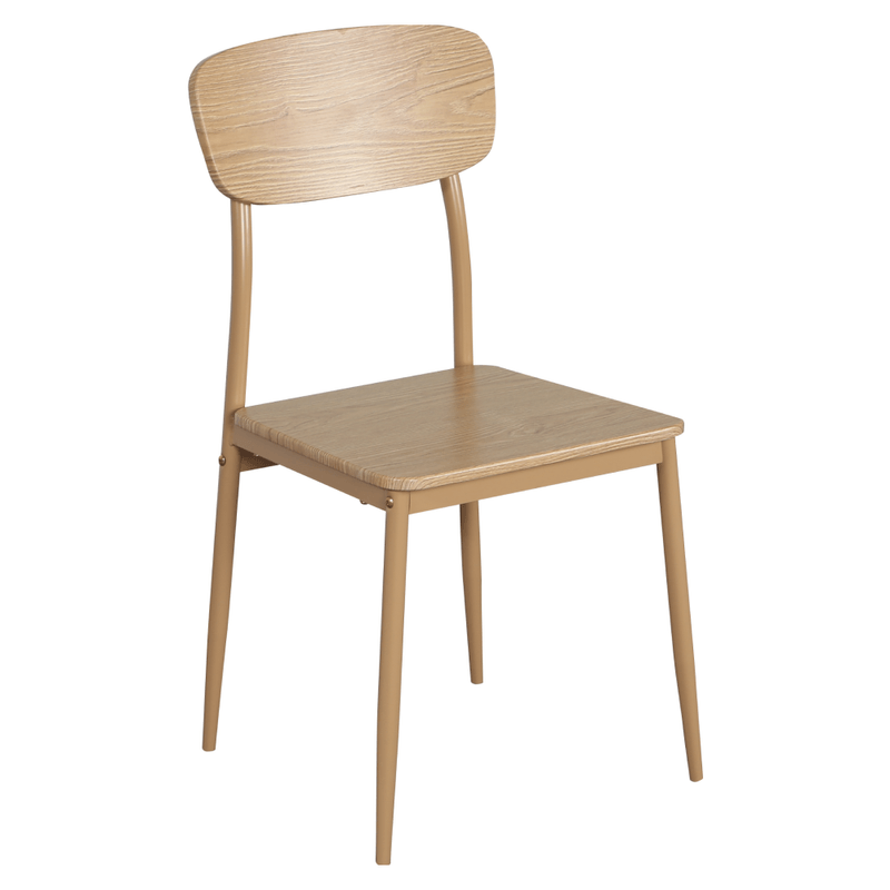 Casa si Gradina - Mobilier - Seturi de mobilier - Seturi mese si scaune - Set de sufragerie 1+4, stejar natural, LAMIR - Infinity.ro