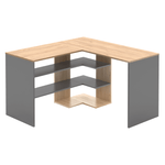 Casa si Gradina - Mobilier - Mese si birouri - Birouri - Masa PC de colt, stejar artisan/grafit, TAMARI - Infinity.ro