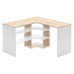 Casa si Gradina - Mobilier - Mese si birouri - Birouri - Masa pentru PC, stejar sonoma/alb, TAMARI - Infinity.ro
