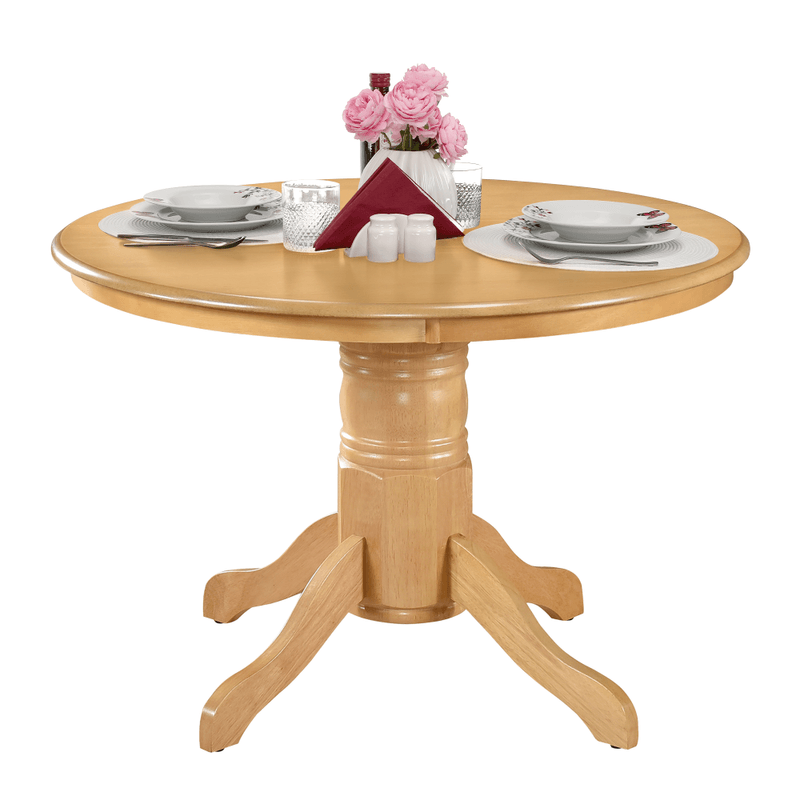 Casa si Gradina - Mobilier - Mese si birouri - Mese bucatarie si dining - Masa de sufragerie, rotunda, stejar deschis, diametru 106 cm, TABLOS - Infinity.ro