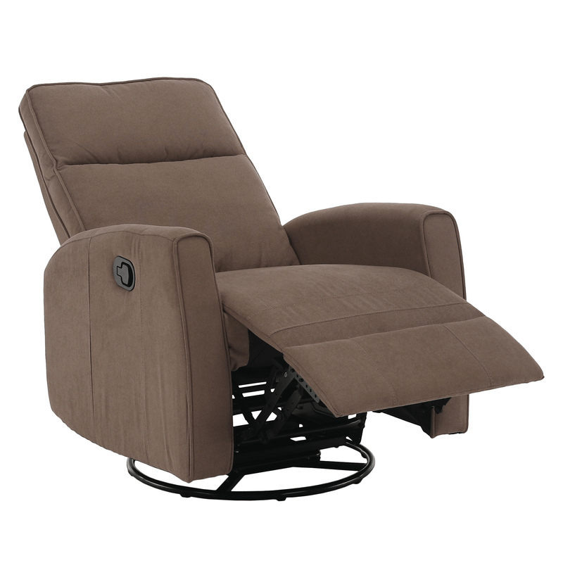 Casa si Gradina - Mobilier - Scaune si fotolii - Fotolii - Fotoliu rotativ de relaxare, gri-maroniu taupe, MEKENZI - Infinity.ro