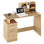 Casa si Gradina - Mobilier - Mese si birouri - Birouri - Masa PC, stejar sonoma, PLATON NEW - Infinity.ro