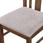 Casa si Gradina - Mobilier - Seturi de mobilier - Seturi mese si scaune - Set sufragerie 1+4, nuc/bej, ROIS SET - Infinity.ro