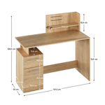 Casa si Gradina - Mobilier - Mese si birouri - Birouri - Masa PC, stejar sonoma, PLATON NEW - Infinity.ro
