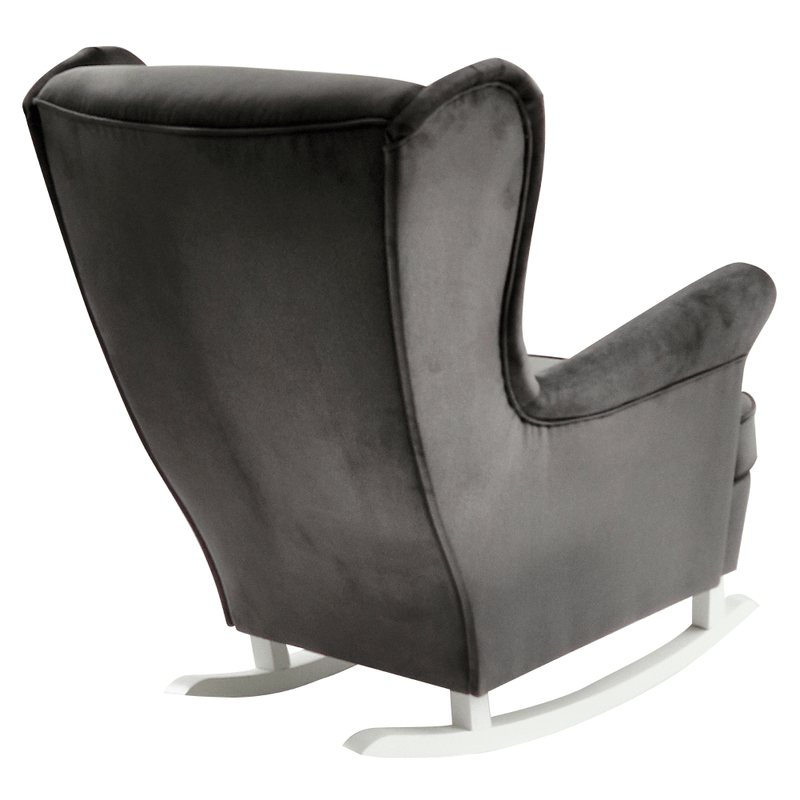 Casa si Gradina - Mobilier - Scaune si fotolii - Fotolii - Scaun balansoar inalt, gri inchis/alb, TEJA - Infinity.ro
