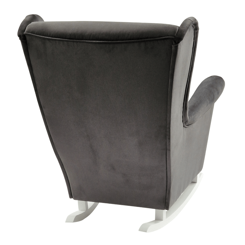 Casa si Gradina - Mobilier - Scaune si fotolii - Fotolii - Scaun balansoar inalt, gri inchis/alb, TEJA - Infinity.ro