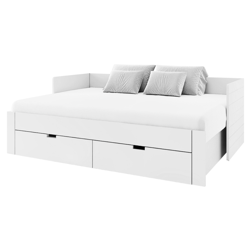 Casa si Gradina - Mobilier - Mobilier copii - Patuturi copii - Patul extensibil, alb, 90/180x200, ANTONY - Infinity.ro