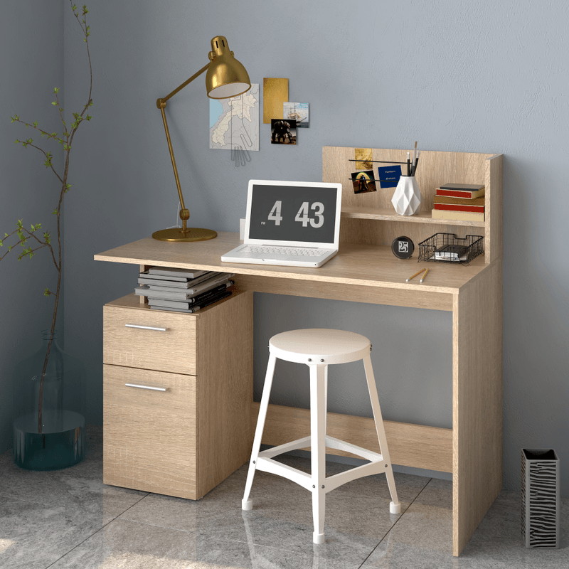 Casa si Gradina - Mobilier - Mese si birouri - Birouri - Masa PC, stejar sonoma, PLATON NEW - Infinity.ro