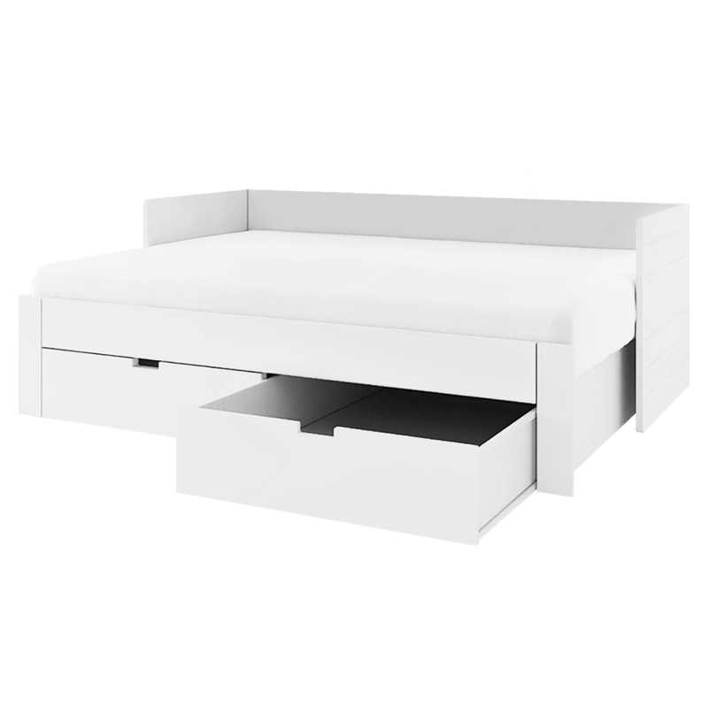 Casa si Gradina - Mobilier - Mobilier copii - Patuturi copii - Patul extensibil, alb, 90/180x200, ANTONY - Infinity.ro
