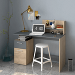 Casa si Gradina - Mobilier - Mese si birouri - Birouri - Masa PC, stejar artizan/grafit, PLATON NEW - Infinity.ro