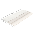 Casa si Gradina - Mobilier - Saltele si somiere - Saltele - Saltea, de spuma, 90x200, VALERI - Infinity.ro