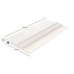 Casa si Gradina - Mobilier - Saltele si somiere - Saltele - Saltea, din spuma, 120x200 VALERI - Infinity.ro