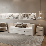 Casa si Gradina - Mobilier - Mobilier copii - Patuturi copii - Patul extensibil, alb, 90/180x200, ANTONY - Infinity.ro