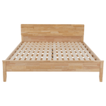 Casa si Gradina - Mobilier - Paturi si accesorii - Paturi - Pat matrimonial, 180x200, lemn masiv, natural, NOEMI - Infinity.ro