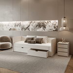Casa si Gradina - Mobilier - Mobilier copii - Patuturi copii - Patul extensibil, alb, 90/180x200, ANTONY - Infinity.ro