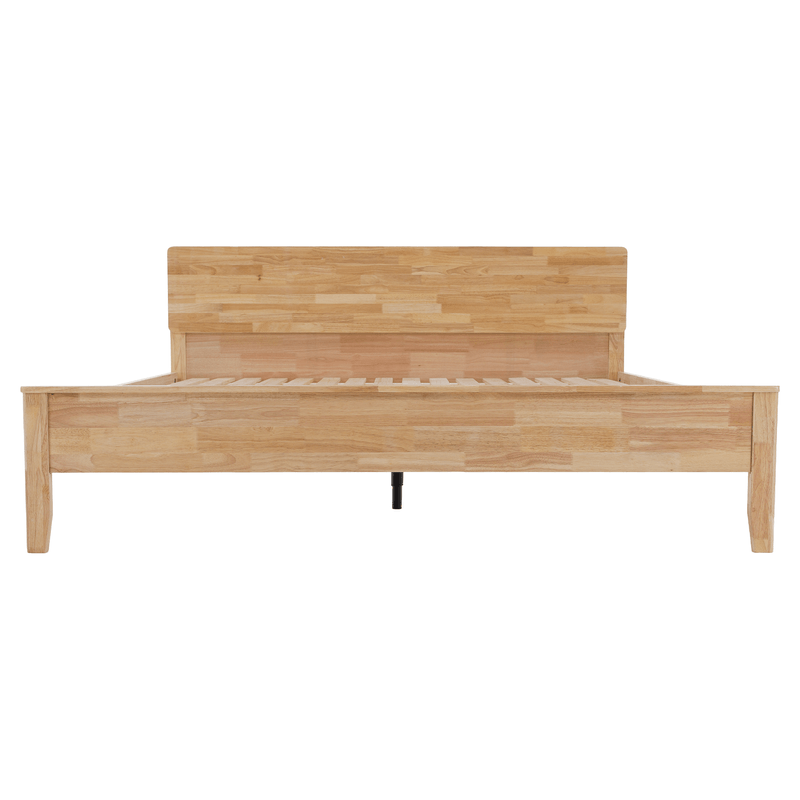 Casa si Gradina - Mobilier - Paturi si accesorii - Paturi - Pat matrimonial, 180x200, lemn masiv, natural, NOEMI - Infinity.ro