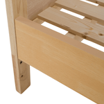 Casa si Gradina - Mobilier - Paturi si accesorii - Paturi - Pat matrimonial, 180x200, lemn masiv, natural, NOEMI - Infinity.ro