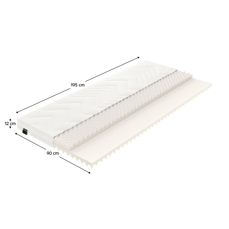 Casa si Gradina - Mobilier - Saltele si somiere - Saltele - Saltea, din spuma, 90x195, VALERI - Infinity.ro