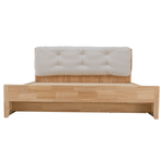 Casa si Gradina - Mobilier - Paturi si accesorii - Paturi - Pat matrimonial, 160x200, lemn masiv, natural, FLORENCIA - Infinity.ro