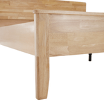 Casa si Gradina - Mobilier - Paturi si accesorii - Paturi - Pat matrimonial, 180x200, lemn masiv, natural, NOEMI - Infinity.ro