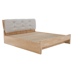 Casa si Gradina - Mobilier - Paturi si accesorii - Paturi - Pat matrimonial, 180x200, lemn masiv, natural, FLORENCIA - Infinity.ro