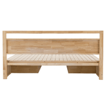 Casa si Gradina - Mobilier - Paturi si accesorii - Paturi - Pat matrimonial, 180x200, lemn masiv, natural, SHEILA - Infinity.ro