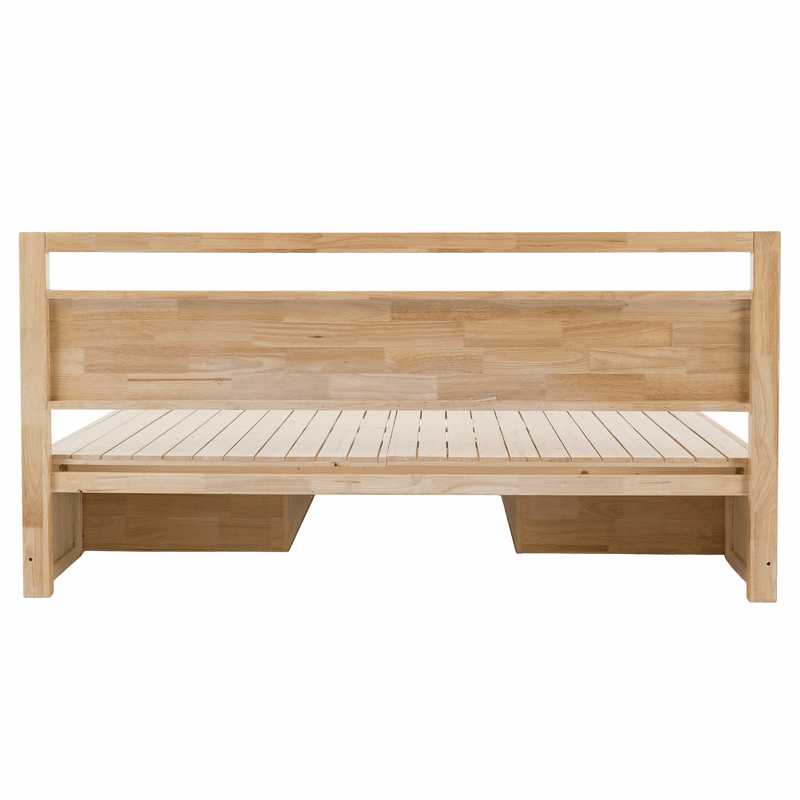 Casa si Gradina - Mobilier - Paturi si accesorii - Paturi - Pat matrimonial, 180x200, lemn masiv, natural, SHEILA - Infinity.ro
