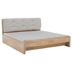 Casa si Gradina - Mobilier - Paturi si accesorii - Paturi - Pat matrimonial, 160x200, lemn masiv, natural, FLORENCIA - Infinity.ro
