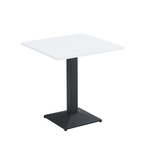 Casa si Gradina - Mobilier - Mese si birouri - Mese bucatarie si dining - Masa de sufragerie bistro, alb/negru, 70x70 cm, RINALDO TYP 1 - Infinity.ro