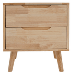 Casa si Gradina - Mobilier - Comode si corpuri - Noptiere - Noptiera, lemn masiv, naturala, BRUNI - Infinity.ro