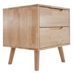 Casa si Gradina - Mobilier - Comode si corpuri - Noptiere - Noptiera, lemn masiv, naturala, BRUNI - Infinity.ro