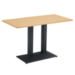 Casa si Gradina - Mobilier - Mese si birouri - Mese bucatarie si dining - Masa de sufragerie bistro, stejar/negru, 120x60 cm, RINALDO TYP 2 - Infinity.ro