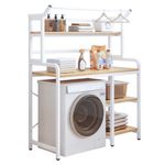 Casa si Gradina - Mobilier - Mobilier baie - Etajere baie - Raft deasupra masinii de spalat, stejar natural/alb, DARBY - Infinity.ro