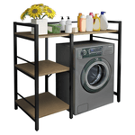 Casa si Gradina - Mobilier - Mobilier baie - Etajere baie - Raftul deasupra masinii de spalat, stejar/negru, BARNET - Infinity.ro